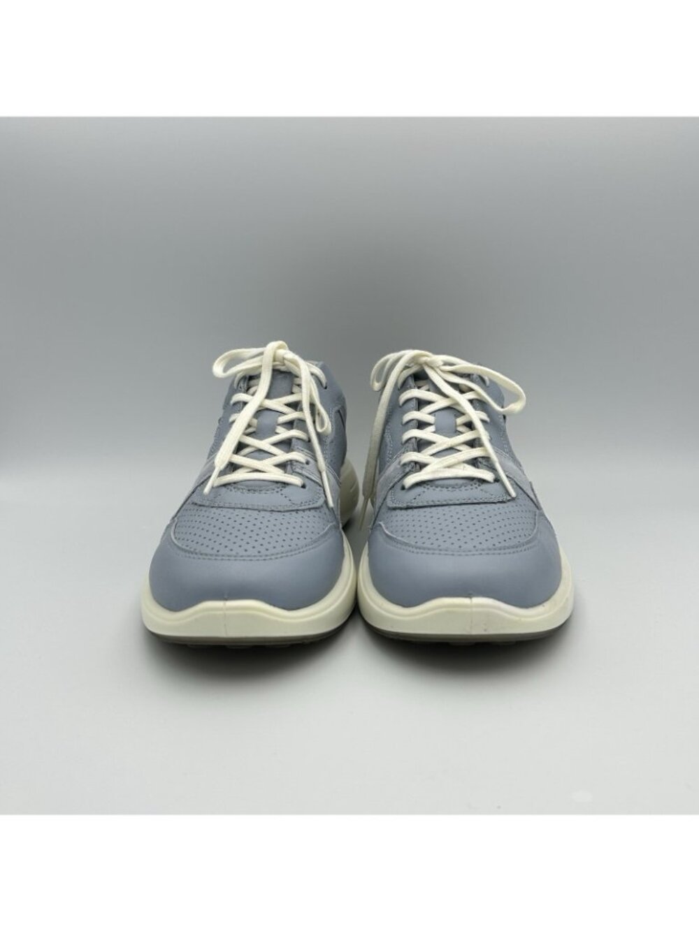ECCO Soft 7 Runner Sneakers Women’s Size 9 US Blue Leather Lace Up Shoes - Picture 3 of 13